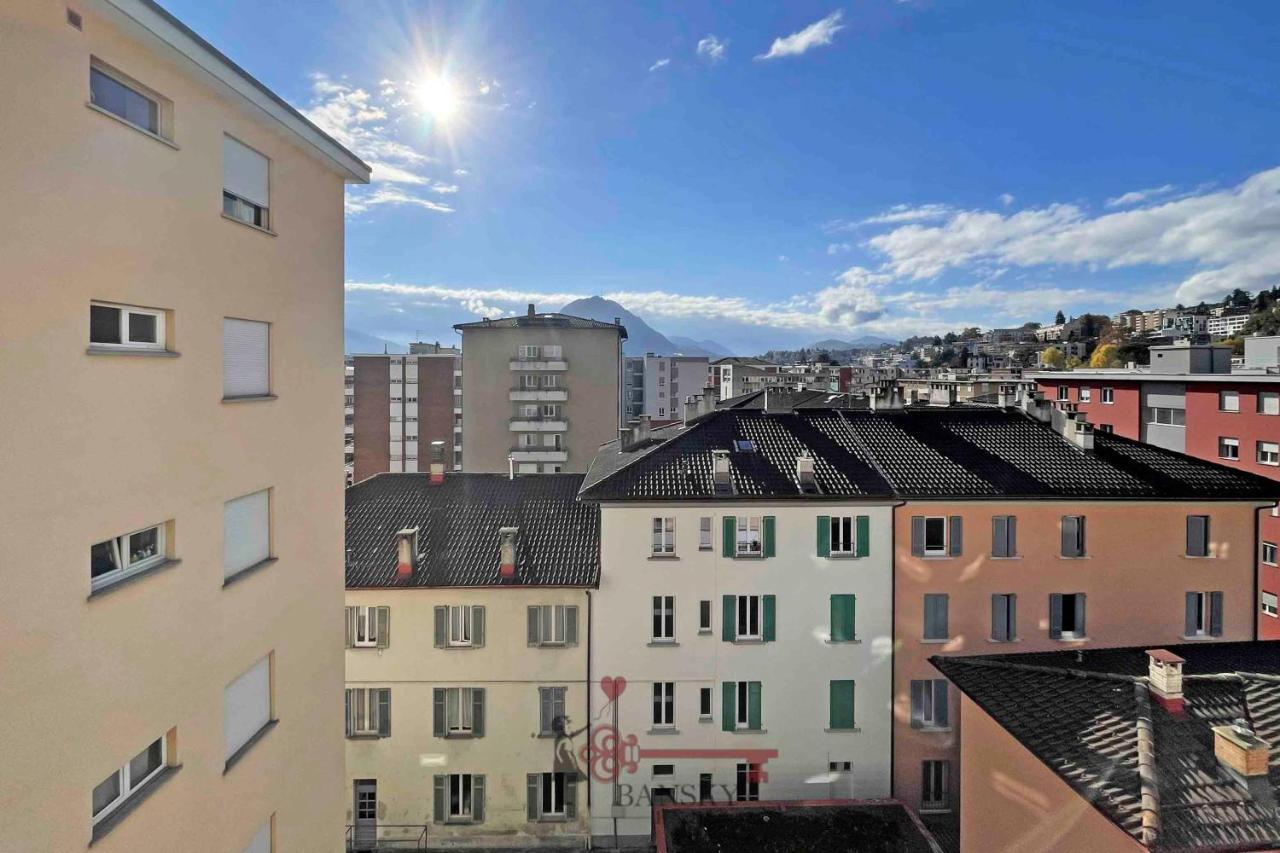Modern Boho Style Suite In Lugano City -By Easylife Swiss Kültér fotó