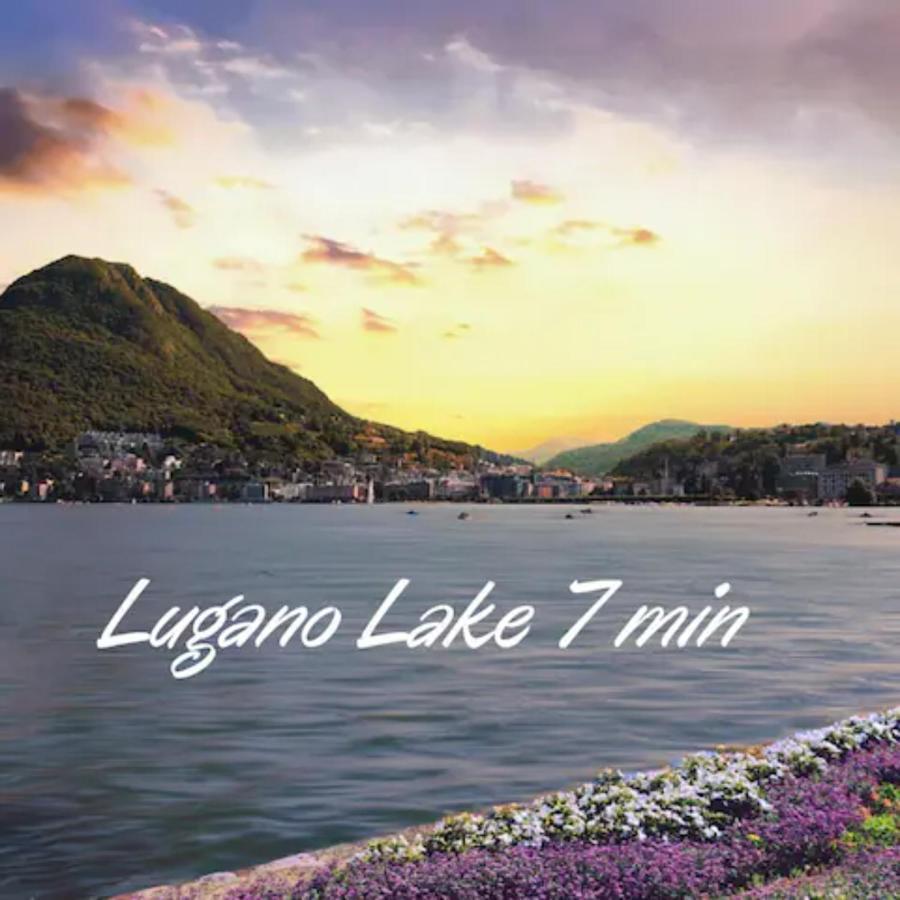 Modern Boho Style Suite In Lugano City -By Easylife Swiss Kültér fotó